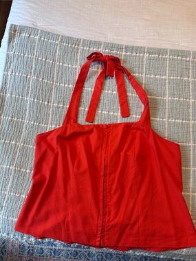 Red Halter Top
